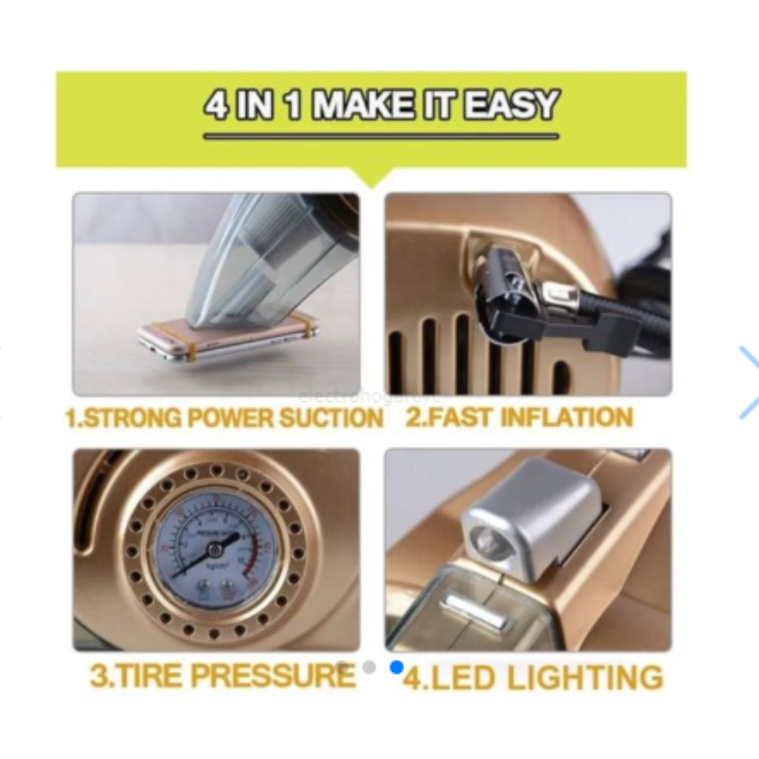 Miniatura 3 de Aspiradora De Mano Para Carro 4 En 1